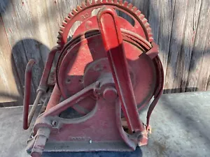 Antike SASGEN DERRICK, Modell OR1A, Handkurbelwinde ohne Griff oder Seilzug - Bild 1 von 13