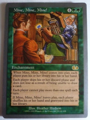 Magic The Gathering Mine, Mine, Mine Unglued #65 LP/NM - Image 1 of 2