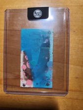 Dan Rather Mini Card Art 1/1 Blake Jamieson Autograph CardArt