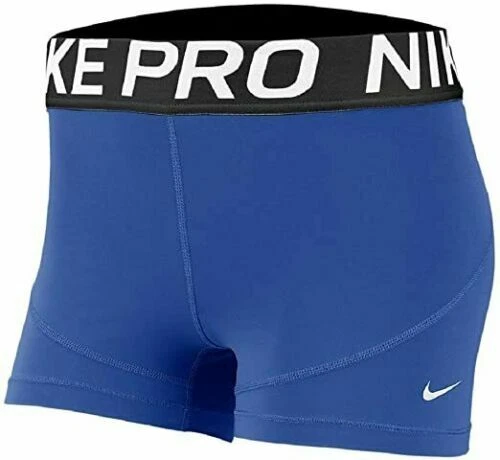 Women's NIKE AO9977-480 Pro 3” COMPRESSION Running Training Shorts Size: XL - Image 1 of 3