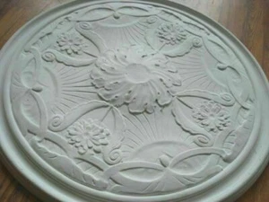 Stuckrosette 100-211 - Stuck Jugendstil Blumendekor Rosette d = 66 cm - Bild 1 von 3