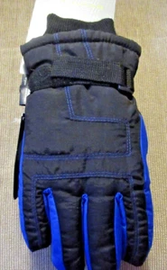 Tek Gear Warm Tek Boys Ski Gloves Size 8-20 Blue Back NWT - Picture 1 of 4