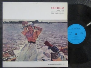 MUSIKHÖREN KLASSEN 8 - 10 / blue Label Reissue LP DDR 1978 SCHOLA 875043 - Bild 1 von 2