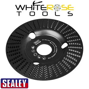 Sealey Wood Carving Disc 115mm Bevel Shape 22mm Bore - Picture 1 of 3