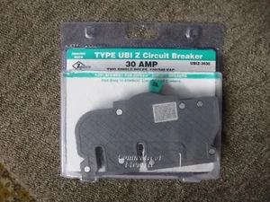 *NEW* Connecticut Electric UBIZ Twin 30 Amp 3/4" 1-Pole Circuit Breaker UBIZ3030 - Picture 1 of 4