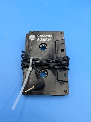 General Electric GE Cassette Adapter Car Stereo Converter for 3.5mm iphone / mp3 Foto 1 de 4