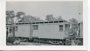 6E612 RP 1940s? CSS&SB CHICAGO SOUTH SHORE SOUTH BEND RAILROAD LINE CAR #571 - Picture 1 of 1
