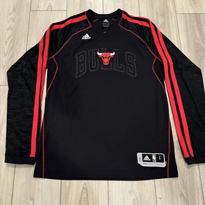 Camisa de tiro de baloncesto Chicago Bulls Adidas ClimaCool para hombre grande negra y roja - Imagen 1 de 12