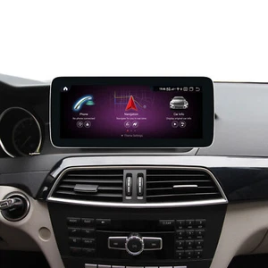 10.25'' Apple Carplay Screen For Mercedes C class W204 NTG4.5 Android GPS 128G - Picture 1 of 13