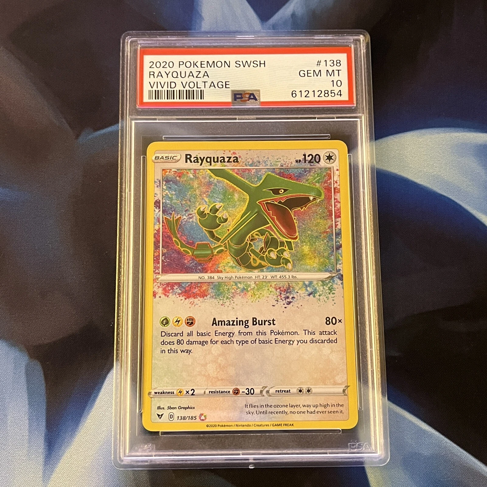 2020 Pokemon Sword & Shield Vivid Voltage 138 Rayquaza