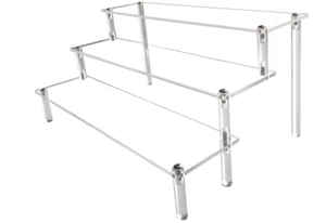Acrylic Riser,Clear Display Risers Stand Perfume Organizer Cologne clear - Picture 1 of 8