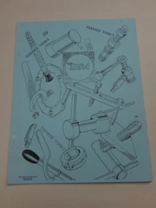 BSA B44 C15 A65 SERVICE ENGINE MOTOR TOOL PARTS MANUAL BOOK COPY LIGHTNING A75 - Bild 1 von 2