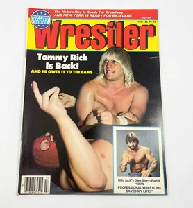 The Wrestler Magazine July 1984 Tommy Rich, Ric Flair, Billy Jack Haynes - Picture 1 of 2