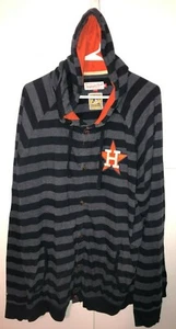Sudadera con capucha con botones Mitchell & Ness Cooperstown para hombre de los Houston Astros 3XL - Imagen 1 de 8