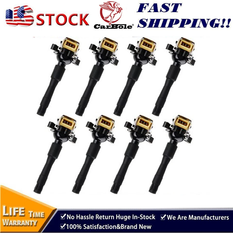 Комплект катушек зажигания 6 шт UF354 для BMW E46 E39 X5 E36 325 330 328 M3 UF300 B321X6 - Изображение 1 из 4