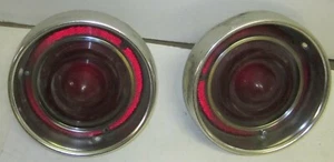 1962 Ford Country Sedan Galaxie Station Wagon Tail Light Pair (2) Used Orig 62 - Picture 1 of 7