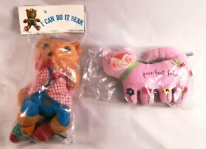 I Can Do It Stuffed BROWN BEAR Purr-fect Friends Plush Stuffed animals - Picture 1 of 6