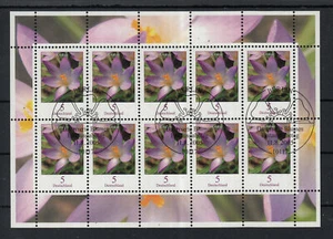 A 50 ) Germany 2005 Series Flowers Crocus fantastic full Stamp miniature sheet 3 - Picture 1 of 1