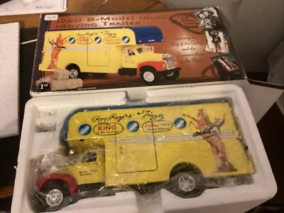 Furgoneta de mudanza First Gear escala 1/34 1960 modelo B firmada a mano Roy Rogers NUEVA RARA. Foto 1 de 4