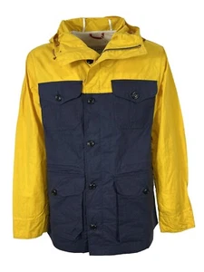 MANUFACTURE CECCARELLI men's jacket unlined blue/yellow 6026 QP 100% cotton - Picture 1 of 6