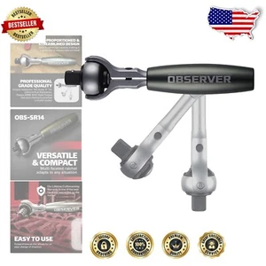 Professional Dual Flex Ratchet - Impact & Rust Resistant with Lifetime - Picture 1 of 10