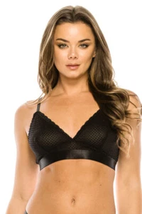 Lace Triangle Bralette - Picture 1 of 5