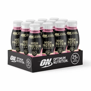 Optimum Nutrition High Protein Shake Strawberry Low Fat No Sugar Pack 12 x 330ml - Picture 1 of 1