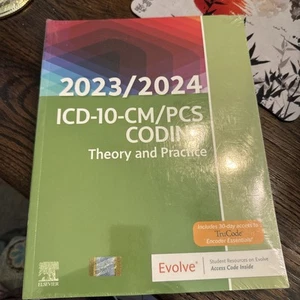 ICD-10-CM/PCS Coding: Theory & Practice by Elsevier Inc Brand New Shrink Wrapped - Picture 1 of 3