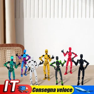13cm 3D Printing Multi-Jointed Movable Robot Mannequin Toys Home Desk Decoration - Photo 1/32