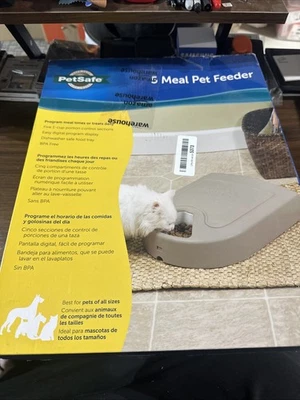 PetSafe 5 Meal Timed Automatic Pet Feeder Cat Dog Feeder / Amazon Return - Image 1 of 2