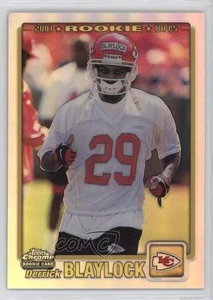 2001 Topps Chrome Rookie Refractor /999 Derrick Blaylock #242 - Picture 1 of 4