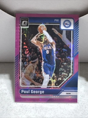 2024-25 Donruss Optic - Paul George #110 - розовый гипер - 🔥 Бесплатная доставка! - Изображение 1 из 2