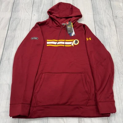 NUEVO CON ETIQUETAS Washington Redskins UA Storm1 Sudadera con Capucha 2XL Commanders Combine Para Hombres Foto 1 de 4