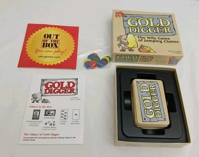 2002 Gold Digger The Wily Game Of Jumping Claims Board Game Complete Very Good ! - Image 1 of 3