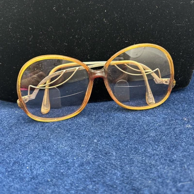Vintage Women's Oversized Eyeglasses Tortoise Gold Tone - Image 1 of 4