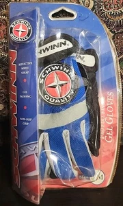 SCHWINN 2002 Pro Full Finger Gel Gloves - Small/Medium (Blue Gray Black) New NIB - Picture 1 of 5