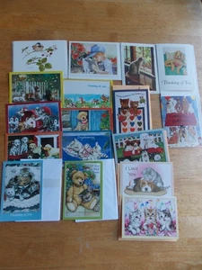 Posten 17 Humane Society Gruß & leere Notizkarten & Umschläge - Bild 1 von 5