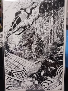 G.I. JOE SILENT MISSIONS #1 BEACHHEAD - JIMBO SALGADO B&W LTD 50 TOPSHELF COMIC - Picture 1 of 5