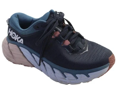 HOKA Gaviota 3 Shoes 6B Lightwt Women's Ombre Blue/Rosette Jacquard Mesh Sneaker - Image 1 of 4
