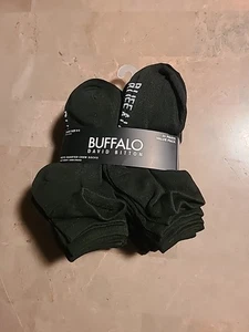 NUEVO CON ETIQUETAS 8 Pares Calcetines Buffalo David Bitton NIÑOS Talla, 9-3 NEGRO, 20 PARES  - Imagen 1 de 3