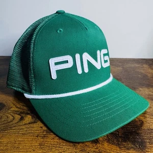 Ping Looper Hat Snapback Golf Green Rope Style Cap Flexfit 110 Snapback Stretch - Picture 1 of 11
