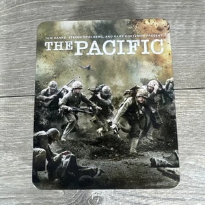 The Pacific (Blu-Ray, 2010, 6-Disc Set) Metal Tin 10 Part HBO Mini Series Box - Picture 1 of 6