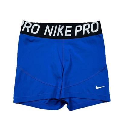 NIKE Women's AO9977-480 Pro 3” COMPRESSION Running Training Shorts Medium - Image 1 of 4