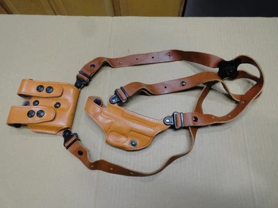 Galco shoulder holster beretta 84/85 .380cal RH TAN - Image 1 of 4