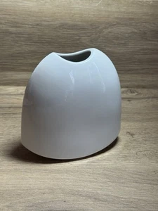 Arzberg Porzellan Vase Weiß – Modernes Design 13 x 5 x 12 cm - Bild 1 von 4