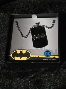 BATMAN Stainless Steel Necklace/Dogtag NEW - Picture 1 of 1