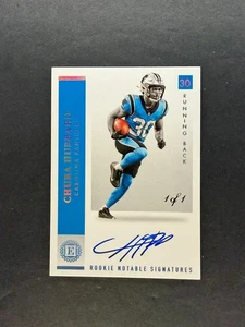 Chuba Hubbard 2021 Panini Encased Rookie Notevoli Firme 1/1 Auto #RNS-CH  - Foto 1 di 3