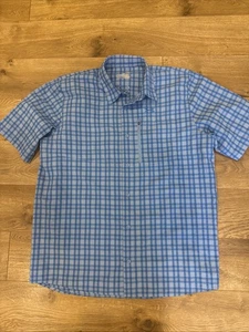 Under Armour Shirt Mens Extra Large Large Drift Tide 2.0 Check Blue Fitted - Picture 1 of 9