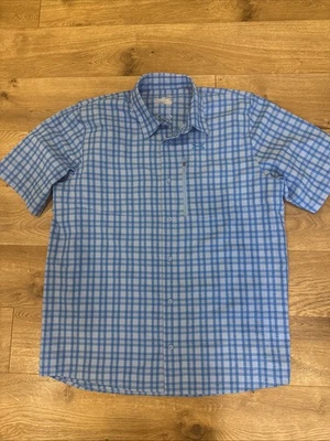 Under Armour Shirt Mens Extra Large Large Drift Tide 2.0 Check Blue Fitted - Image 1 of 4