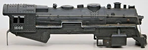 Marx 1666 2-6-2 Steam Locomotive Shell Only O Gauge 1:48 Scale – Black - Picture 1 of 14